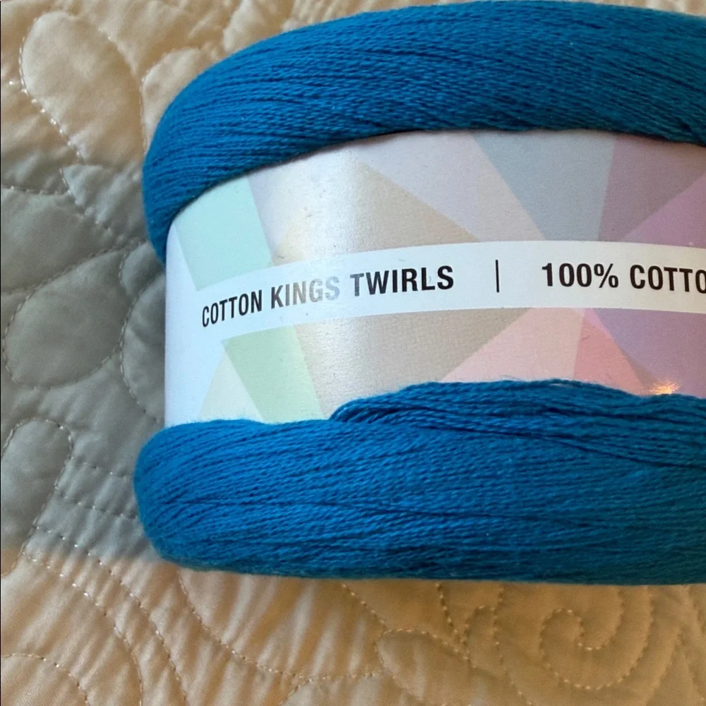 Vibrant Blue and Yellow Yarn - Picture 2 of 5